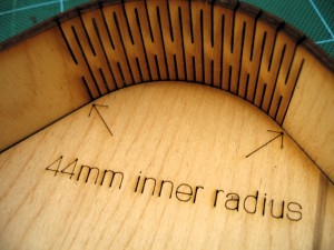 14mm long, 23 Link Hinge around 44mm Radius